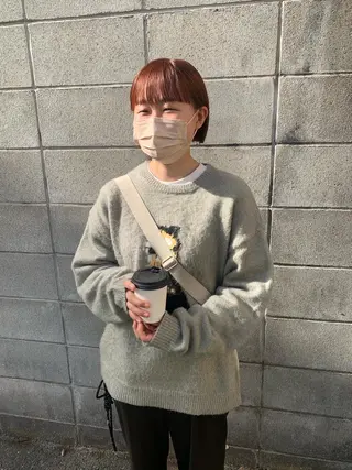 ショート カラー Fuuu《フゥ》所属・シノザキ/薬院/ボブ /ショート/髪質改善のヘアスタイル