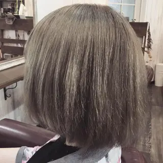 ミディアム カラー 金崎 新吾のヘアスタイル
