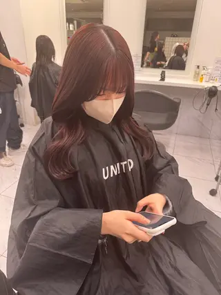 ロング カラー パーマ ヘアアレンジ メンズ キッズ 韓国系🇰🇷🩶 艶暗髪/MEIのヘアスタイル