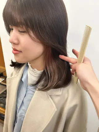 カラー verite所属・レイヤーカット募集中 Asukaのヘアスタイル
