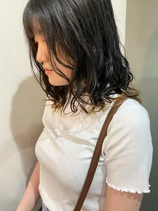セミロング コタ コットのヘアスタイル