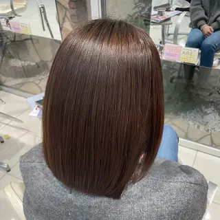 ミディアム カラー チョコレートカラー/ 𝐒𝐚𝐤𝐢のヘアスタイル