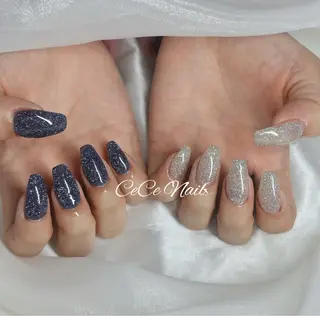 ネイル CeCeGarden ✨️キラキラワンホンのネイルデザイン
