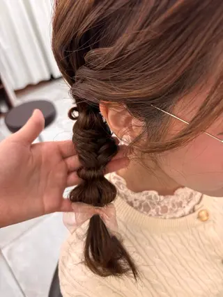 ヘアアレンジ ️髪質改善カラー /美髪矯正🎀こゆきのヘアスタイル