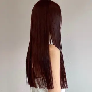 ロング カラー YUIKA☆髪質改善 小顔カット艶カラーのヘアスタイル