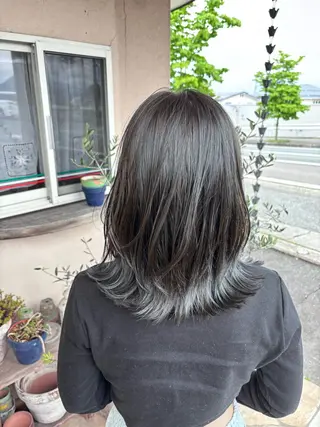 ミディアム 舟山 瑛太郎のヘアスタイル