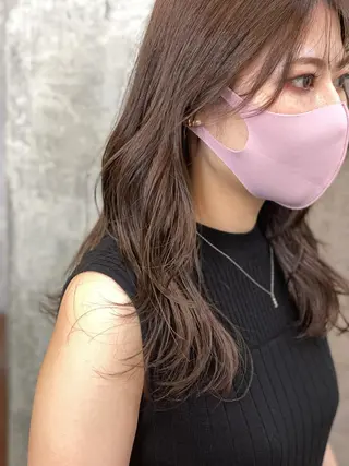セミロング カラー 【雰囲気ﾍｱ☺︎】 岩井隼人のヘアスタイル