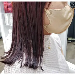 ミディアム カラー ヘアアレンジ 髪質改善サロン🍃 AIRI のヘアスタイル