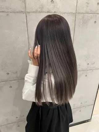 セミロング 大野 智亜里のヘアスタイル