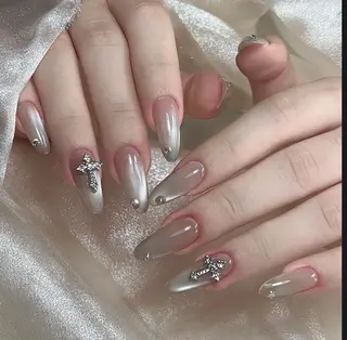 ネイル By moonネイル 🌷ワンホン/韓国風のネイルデザイン