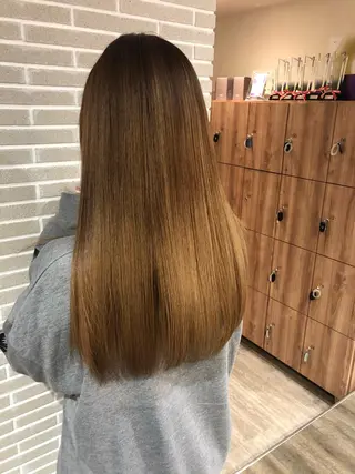 ロング パーマ ウルフカット／吉村 桃子のヘアスタイル