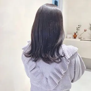 ミディアム カラー MURANAKA RYOのヘアスタイル