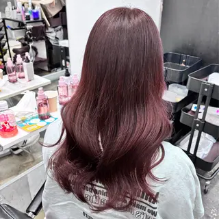ロング カラー ヘアアレンジ 🎀モテ暖色× エクステ🎀あかりのヘアスタイル