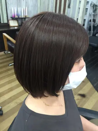 カラー 中山 ルミ子のヘアスタイル