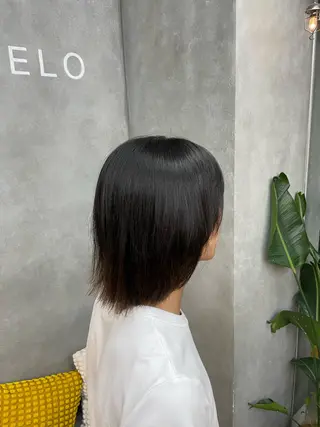 ミディアム メンズ BELO OSAKA カエデのヘアスタイル