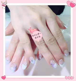 ネイル ラベンダー💖日暮里 ルル💖ネイルのネイルデザイン