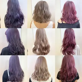 セミロング カラー インナーエクステ渋谷 🦋KAJIのヘアスタイル