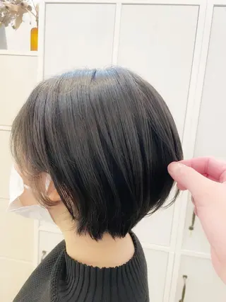 ショート カラー 👑銀座ショート/ 絶壁補正/金子涼👑のヘアスタイル