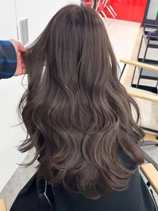 セミロング カラー ヘアアレンジ 🫧透明感カラー/ 艶カラー🫧namiのヘアスタイル
