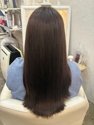 ロング カラー 木津奈保子💚 ✨髪質改善のヘアスタイル
