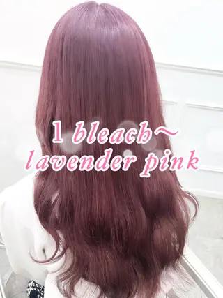 ロング カラー ヘアアレンジ ガーリーカラー🩷 ユウ🍓💞のヘアスタイル