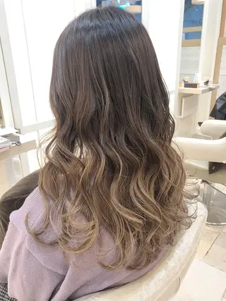 ロング ハイトーン/ブリーチ 栄/Sayakaのヘアスタイル