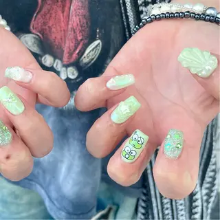 ネイル Nail ヌシん家 AKANEのネイルデザイン