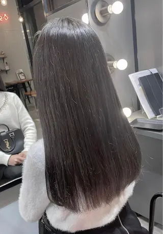 ロング カラー 【日韓風、レイヤー】 🤍ひらい　なつきのヘアスタイル