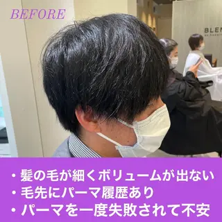 パーマ メンズ 【ニュアンスパーマ】 西岡拓海のヘアスタイル