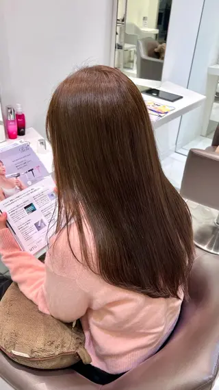 ロング カラー Yuka/Aujua ソムリエ/髪質改善のヘアスタイル