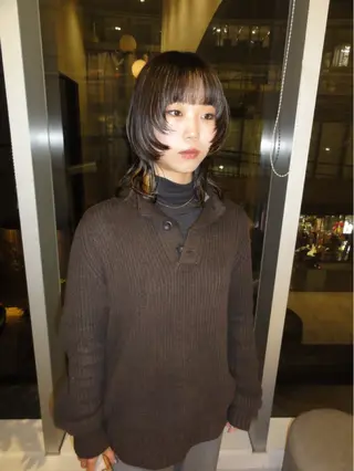 ショート カラー ブリーチ🪡 ボブ🐬レイヤーのヘアスタイル