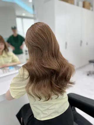 カラー 盛れる上質ワンホン ヘア🤍YUME🤍のヘアスタイル