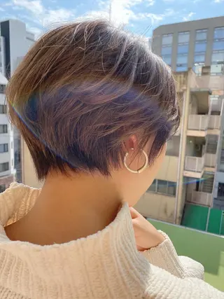 ショート 🌟モテ髪ショート 🌟店長 津賀涼のヘアスタイル