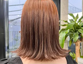 セミロング ♡HARUKA/縮毛 /髪質改善/BOBのヘアスタイル