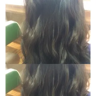 ミディアム セミロング ロング カラー 🟦髪質改善6年 💊YAMAMOTOのヘアスタイル