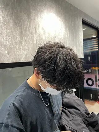 ショート カラー パーマ メンズ 🔥メンズ超特化🔥 青木海斗のヘアスタイル