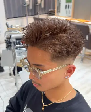 ショート パーマ メンズ 💈men's💈 satoru中目黒のヘアスタイル