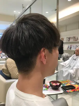 ショート カラー パーマ ヘアアレンジ メンズ キッズ ネイル マツエク・マツパ EnBlesS西宮 マンツーマン神道有基のヘアスタイル