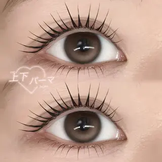 マツエク・マツパ 🩶LED＆ダブル フラットRAN🪽のマツエク・マツパデザイン