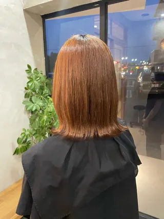 ミディアム la fith hinaのヘアスタイル