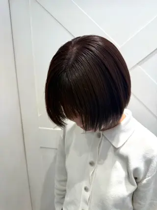 ショート カラー 🎨ハイトーン レイヤーカットやまとのヘアスタイル