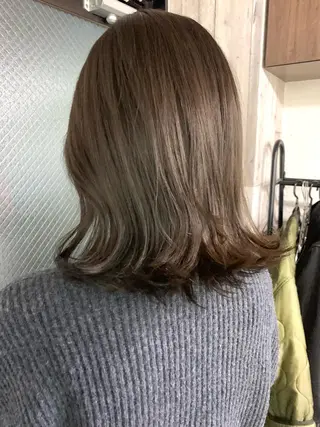 ミディアム MAYU 💚森下のヘアスタイル