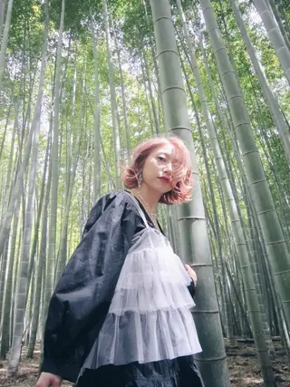 カラー 飯森 裕菜のヘアスタイル