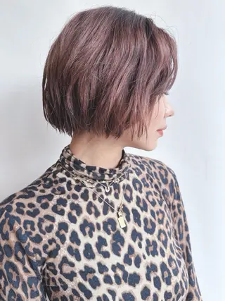 ミディアム ボブ/ゆるふわ ボブパーマ/とういのヘアスタイル
