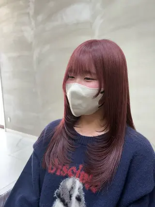ロング カラー GRANDEUR やまだかなのヘアスタイル