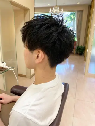 ショート メンズ 中根　いち 美髪を作るプロのヘアスタイル