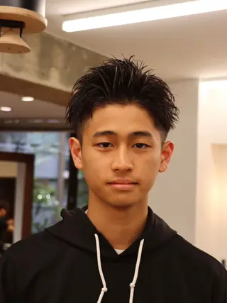 ショート メンズ メンズカット✂️ スキンフェード伊藤陸のヘアスタイル