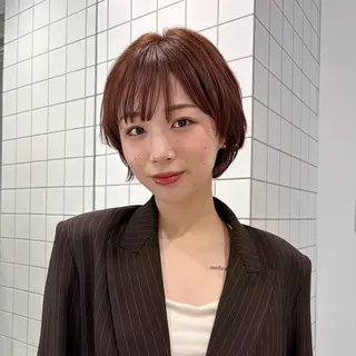 ショート パーマ HARUHI 銀座 美容師౨ৎ⋆˚のヘアスタイル