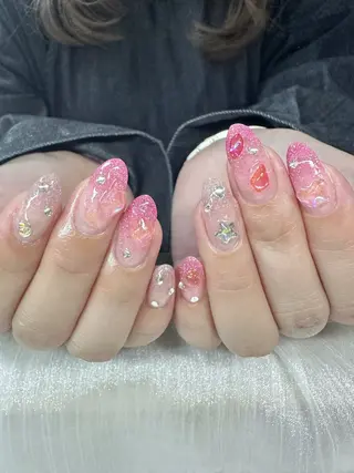 ネイル コネコネイルサロン モデル用のネイルデザイン