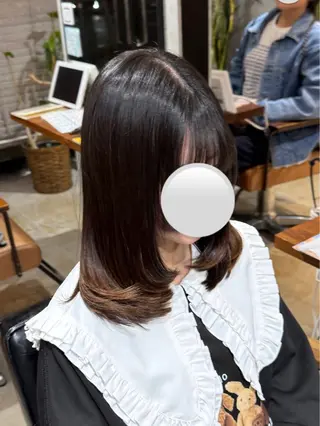 ミディアム ”骨格似合わせ” 美容師NAKOのヘアスタイル